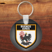 Buenos Aires Flag Sleutelhanger (Voorkant)