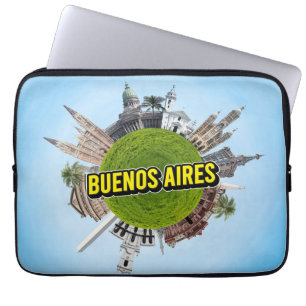 Buenos Aires kleine planeet landmark architect Laptop Sleeve