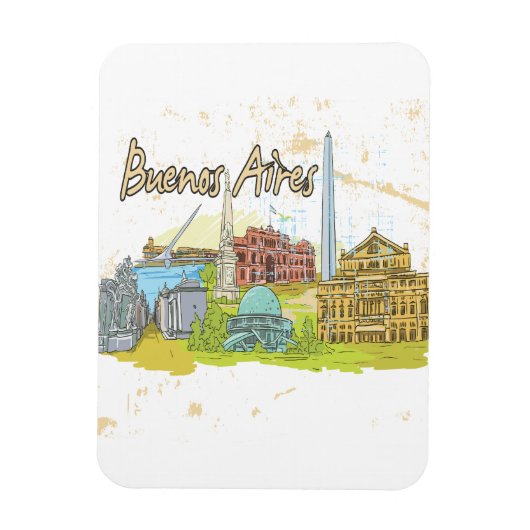 Buenos Aires Magneet (Verticaal)