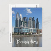 buenos aires modern briefkaart (Voorkant / Achterkant)