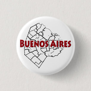 Buenos Aires Ronde Button 3,2 Cm