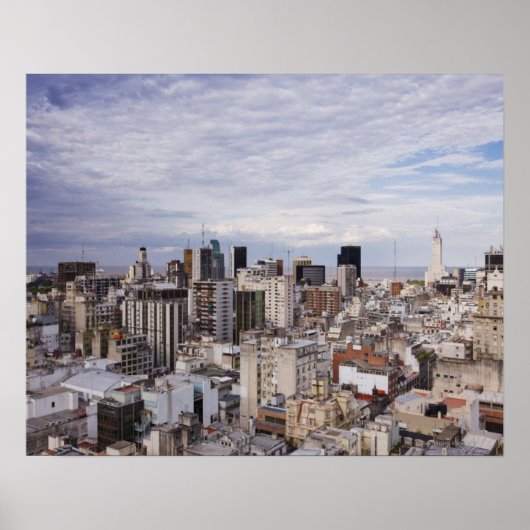 Buenos Aires Skyline 2 Poster (Voorkant)