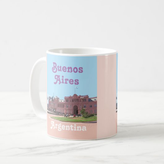 Buenos Aires Souvenir, Argentinië Koffiemok (Voorkant links)