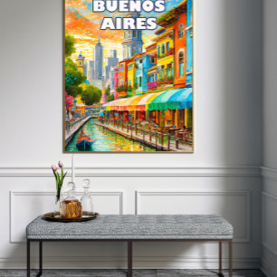 Buenos Aires, the City of Passions and Tango Perfect Poster