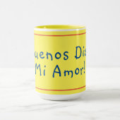 Buenos Dias Mi Amor Taza de Café Mug (Centre)