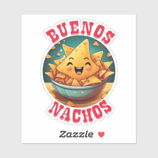 Buenos Nachos Sticker (Vel)