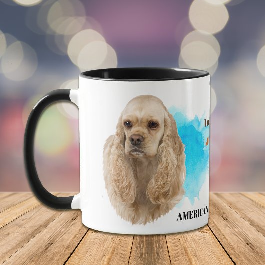 Buff Amerikaanse Cocker Spaniel Hond Trouwe Vriend Mok