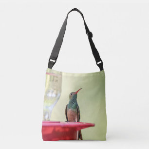 Buff-bellied hummingbird in Texas Crossbody Tas