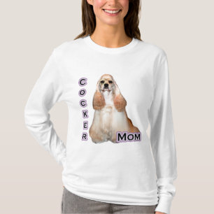 Buff Cocker Spaniel Moeder; Cocker Spaniel Moeder T-shirt