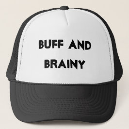 Buff en Brainy Quote Funny Trucker Pet