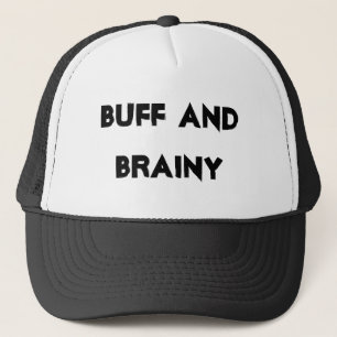 Buff en Brainy Quote Funny Trucker Pet