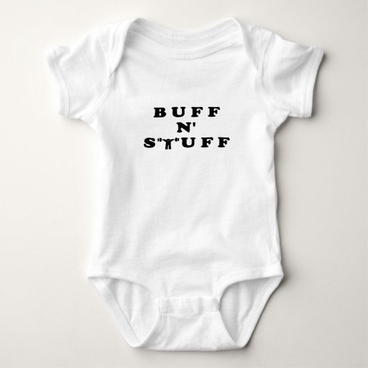 BUFF N' STUFF     (zwart) Romper (Voorkant)
