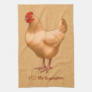 Buff Orpington Chicken Hen Theedoek
