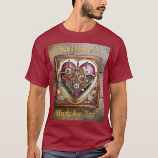 Buff Red Heart Steampunk-serie T-shirt