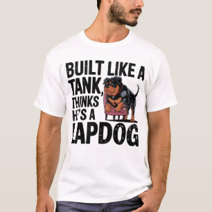 Buff Rottweiler - Taai honden kunst T-shirt
