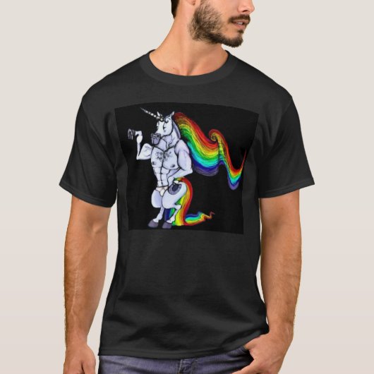 Buff Unicorn T-shirt (Voorkant)