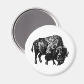 Buffalo American Bison Magnet Magneet (Voorkant / Achterkant)