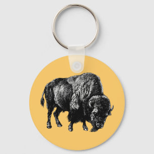 Buffalo American Bison Sleutelhanger