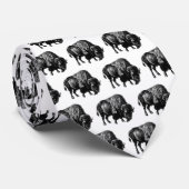 Buffalo American Bison Stropdas (Opgerold)