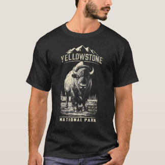 Buffalo Amerikaanse Bizon Yellowstone National T-shirt