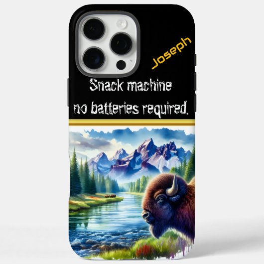 Buffalo bij een rustige rivier in de schemering Case-Mate iPhone case (Achterkant)