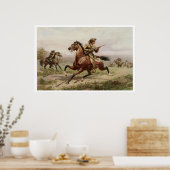 Buffalo Bill 1885  Art Print Poster (Keuken)