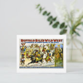Buffalo Bill 1899 - Arab Horsperma Briefkaart (Staand voorkant)