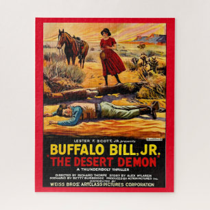 Buffalo Bill 1925, Jr. - Desert Demon film poster Legpuzzel