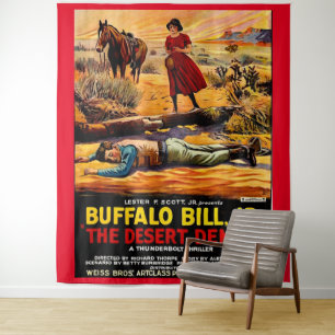 Buffalo Bill 1925, Jr. - Desert Demon film poster Wandkleed