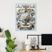 Buffalo Bill ~  Adverteren Poster. Poster (Thuiskantoor)
