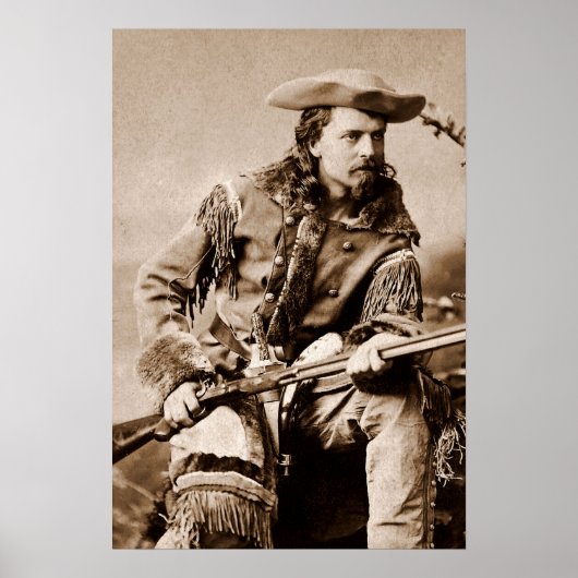 Buffalo Bill Cody - Circa 1880 Poster (Voorkant)