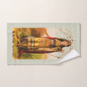 Buffalo Bill Cody Handsomest Indian Maiden 1880 (Serviette à main)