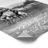 "Buffalo Bill" Cody Riding Horse Poster (Hoek)