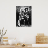 Buffalo Bill Cody & Sitting Bull - Circa 1885 Poster (Keuken)