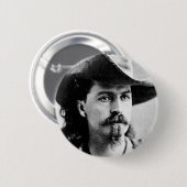 Buffalo Bill Cody Western Ronde Button 5,7 Cm (Voorkant /achterkant)
