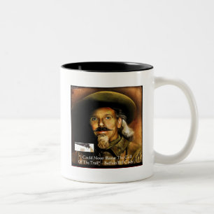 Buffalo Bill Cody Zijn Pistool & Citaat Cadeaus & Tweekleurige Koffiemok