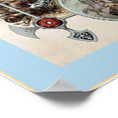 Buffalo Bill ~ Poster publicitaire Vintage. (Coin)