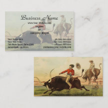 Buffalo Bill: Stier berijden 1889 Vintage Western