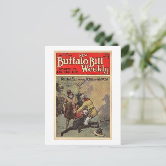 Buffalo Bill Weekly 12 - Briefkaart (Staand voorkant)