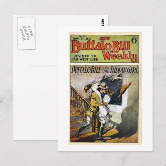 Buffalo Bill Weekly 5 -  Briefkaart (Voorkant / Achterkant)