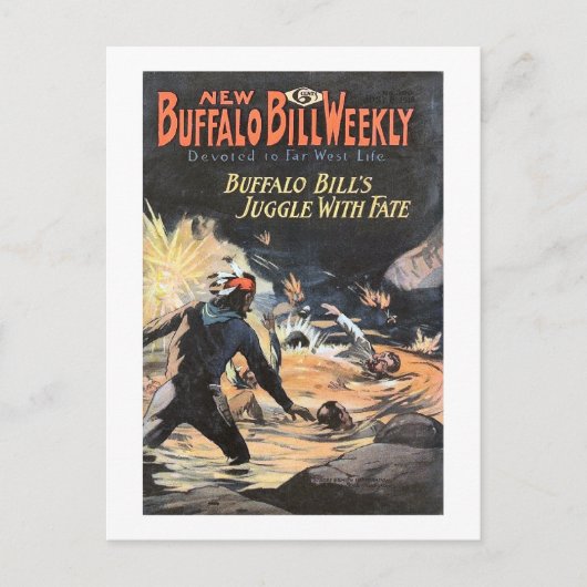 Buffalo Bill Weekly 6 -  Briefkaart (Voorkant)