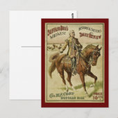 Buffalo Bill Wild West Daily Shows Briefkaart (Voorkant / Achterkant)
