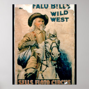 'Buffalo Bill's Wild West' verkoopt Floto Circus ( Poster