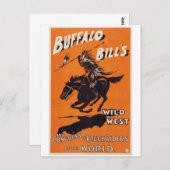 Buffalo Bill's Wilde West Briefkaart (Voorkant / Achterkant)
