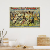Buffalo Bill's Wilde West Cowboys Poster (Keuken)