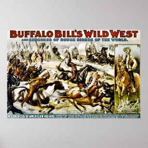 Buffalo Bill's Wilde West - een Congres van Indiër Poster