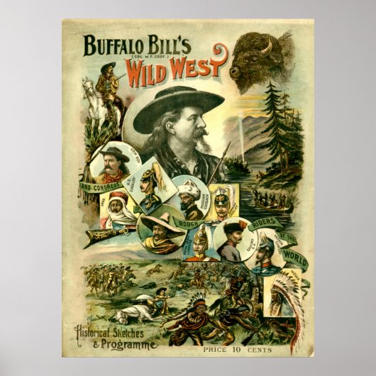 Buffalo Bill's Wilde West Poster (Voorkant)