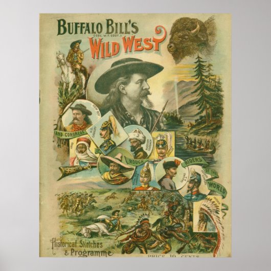 Buffalo Bill's Wilde West Poster (Voorkant)