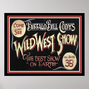 Buffalo Bill's Wilde West Poster 16 x 20