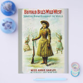 Buffalo Bill's Wilde West Poster Annie Oakley Flyer (Enkel)